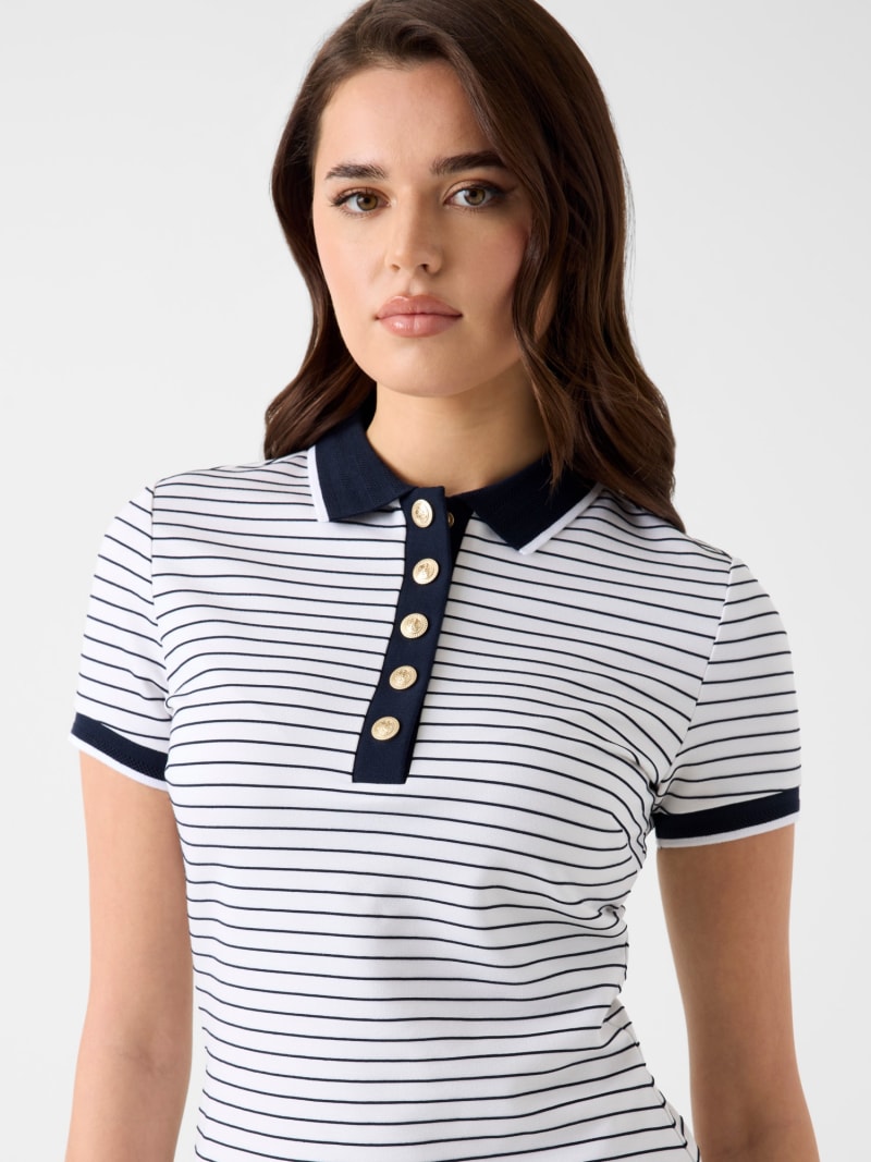 Striped polo dress - thumbnail 4