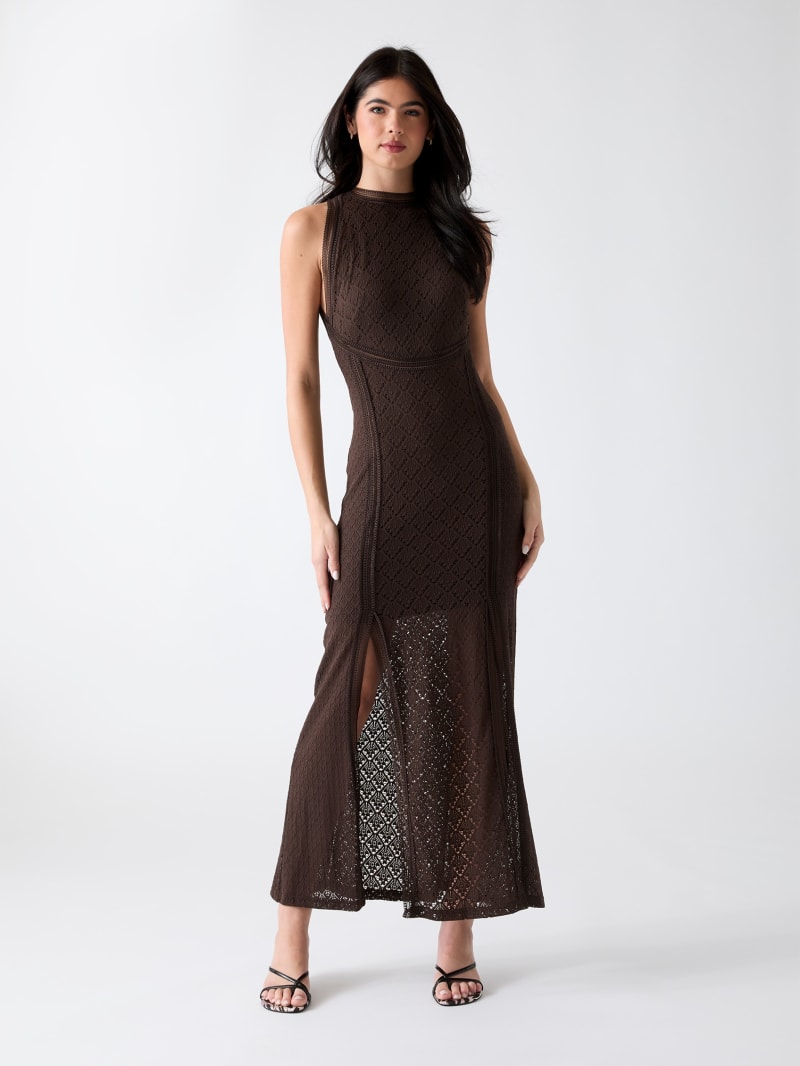 guess ladies dresses W84K2D_WBRS0 Black Dress Botton fastening GUESS Women's Casual Dresses |