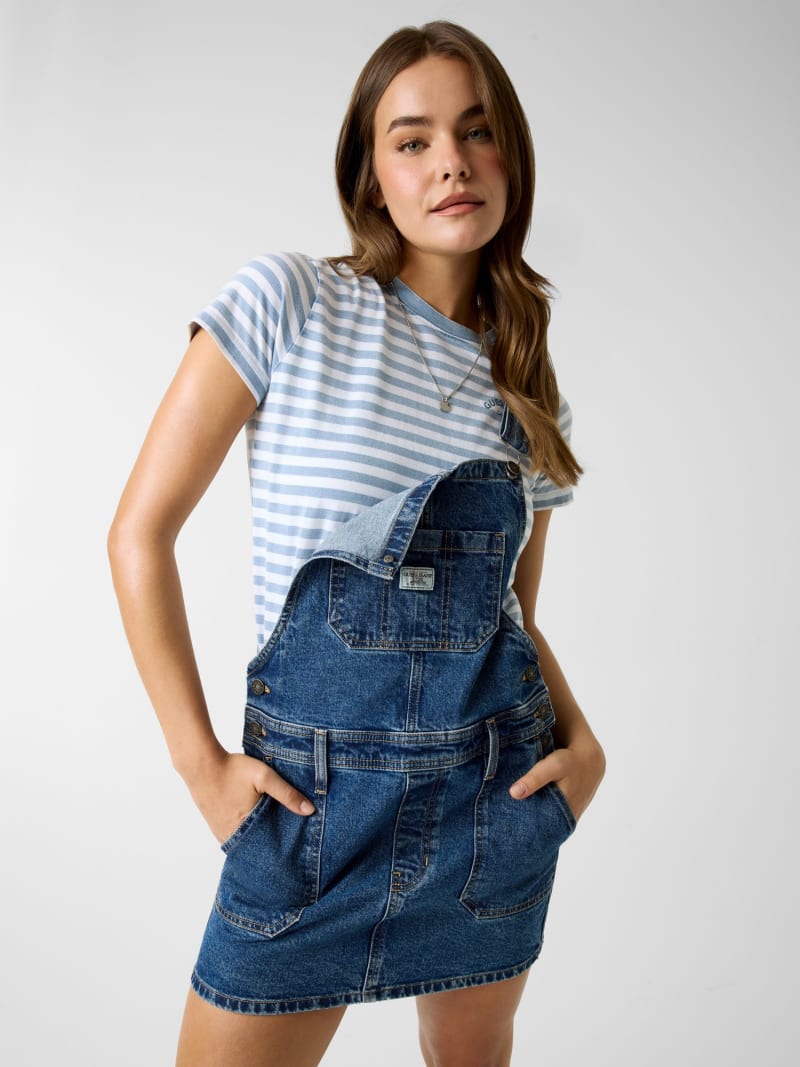 Denim salopette