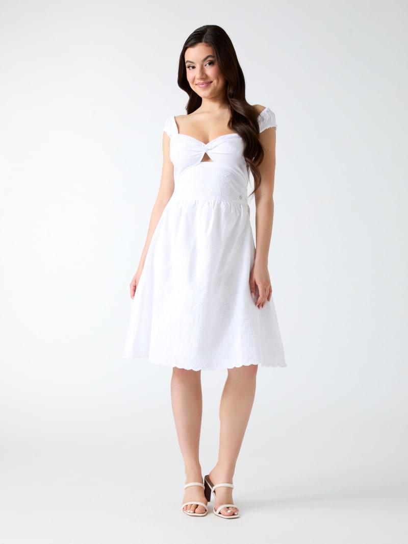 Embroidered mini dress - thumbnail 2