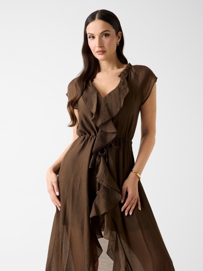GUESS® Maelys Ruffled Maxi Dress