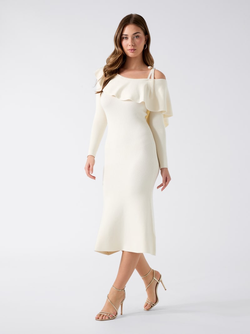 brown maxi knit dress Reece Halter Knit Maxi Dress - Chocolate main image 0