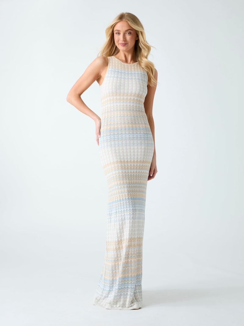Knitted long dress - thumbnail 2