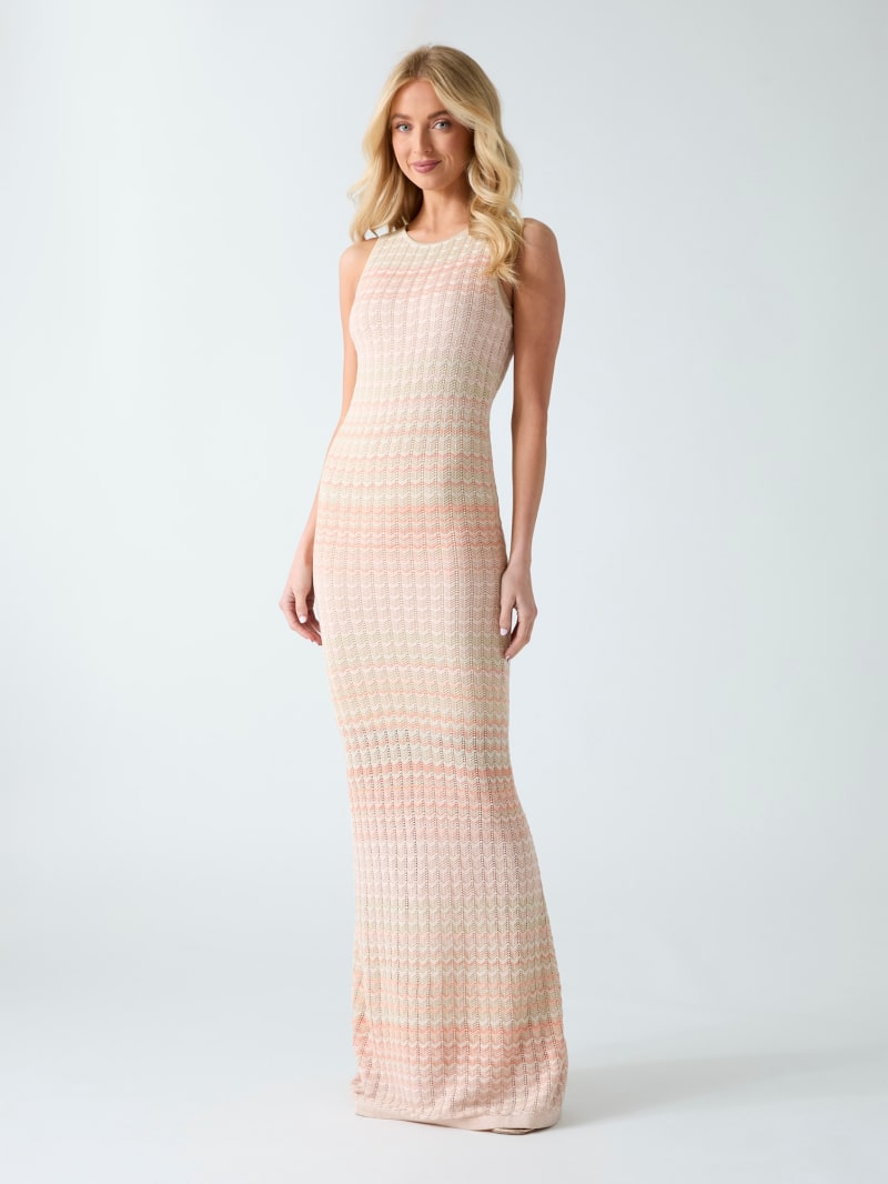Knitted long dress - thumbnail 8