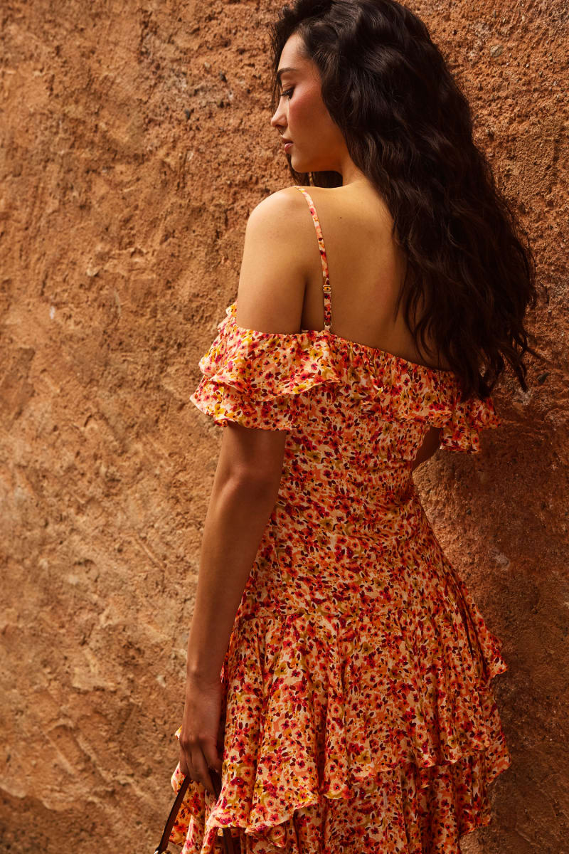 Asymmetrical ruffled dress - thumbnail 3