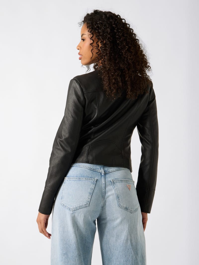 Faux leather jacket