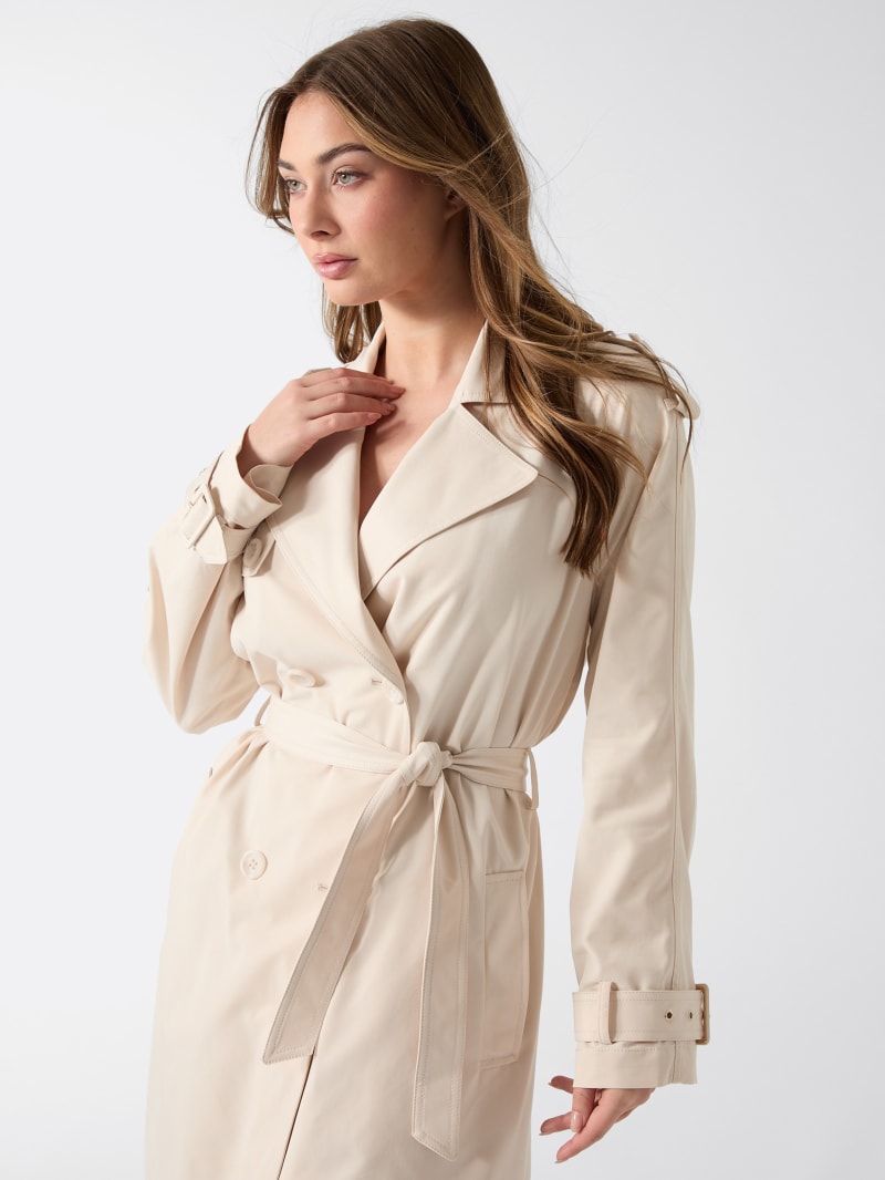 Viscose-blend trench - thumbnail 2
