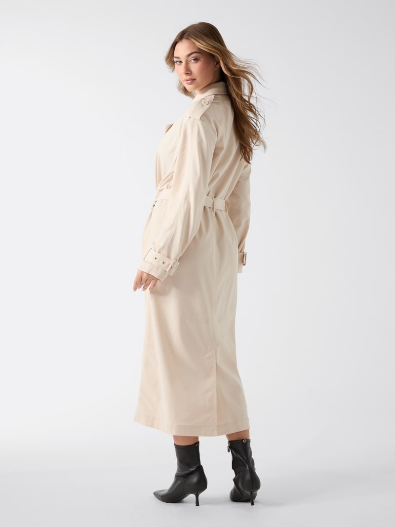 Viscose-blend trench - thumbnail 4