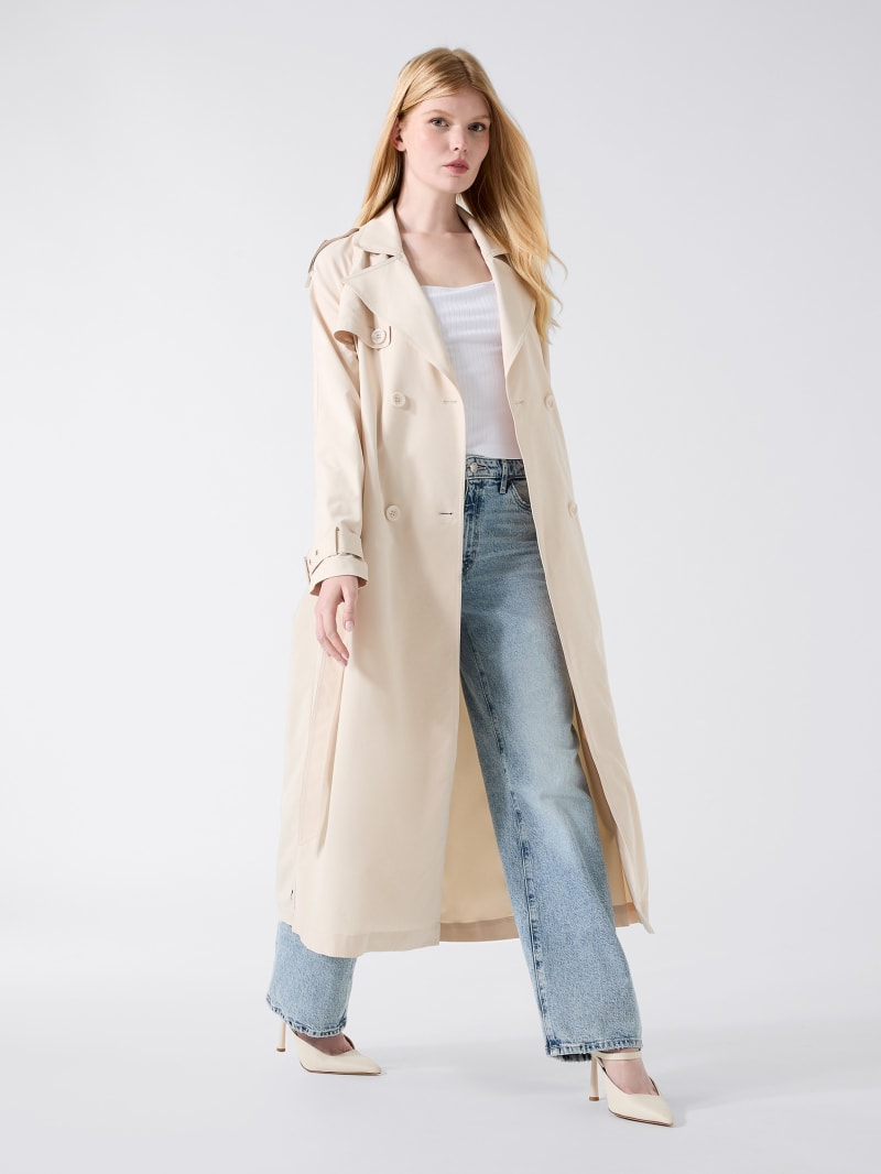 Viscose-blend trench - thumbnail 5