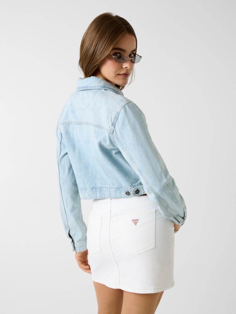 Cropped denim jacket - thumbnail 3