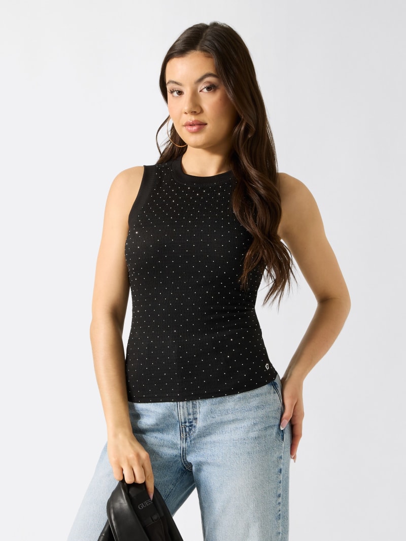 GUESS® Rhinestones tank top
