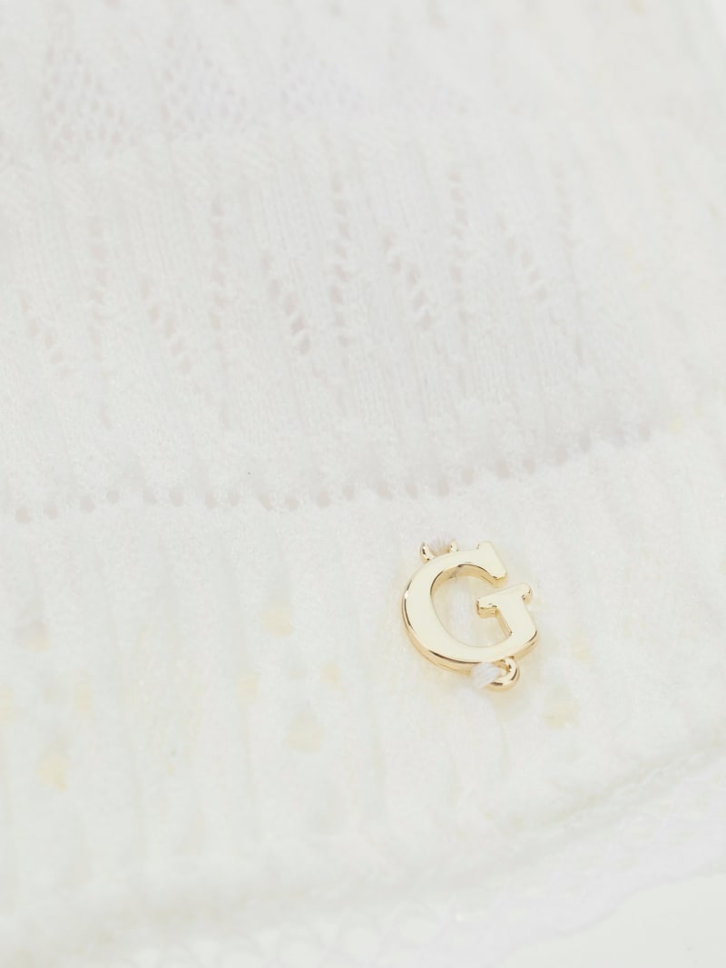 Square neck smocked top - thumbnail 5