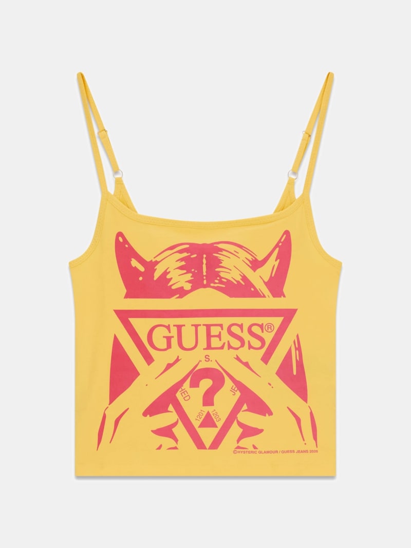 HYSTERIC GLAMOUR コラージュ タンクトップ ガール柄 キャミ GUESS® Printed top Hysteric Glamour