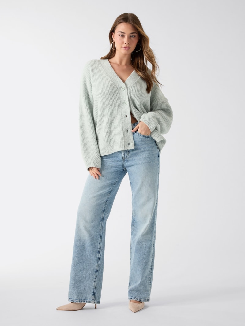 V neck sweater cardigan