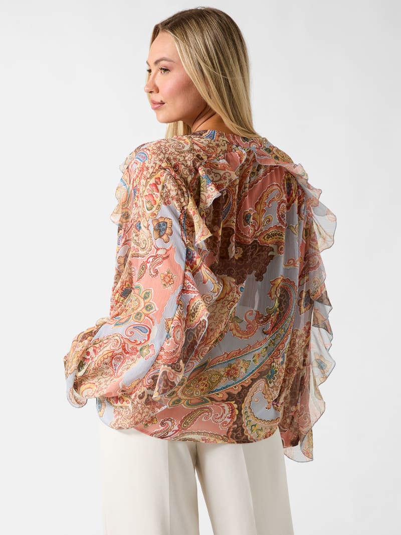 Paisley print blouse
