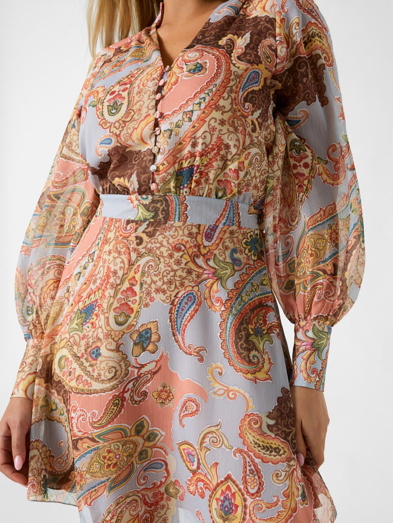 Paisley print dress