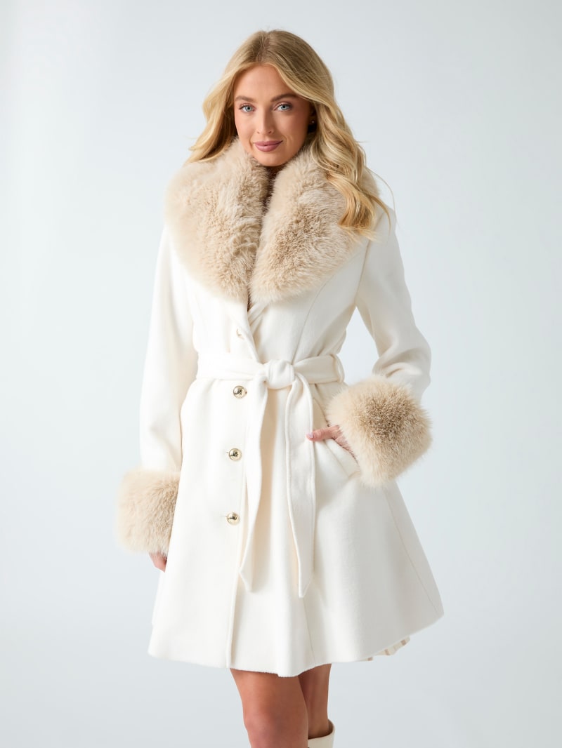 GUESS® Wool blend coat