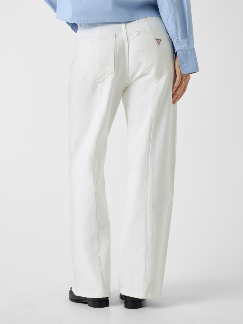 G11 Seamed Crop Wide-Leg Jeans