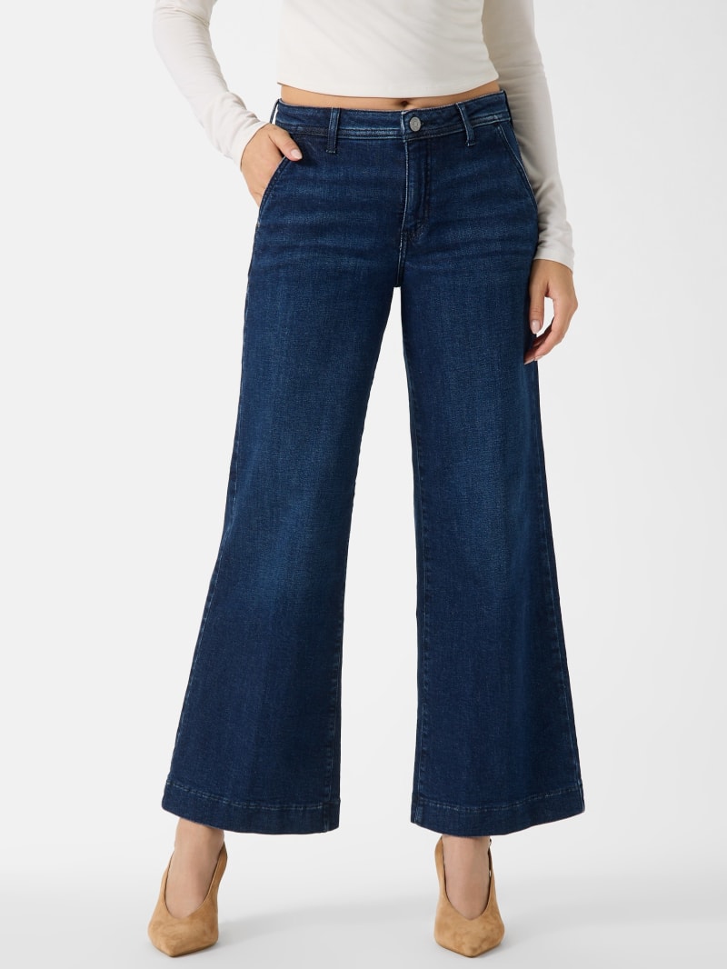 Eco Zoya Cropped Wide-Leg Jeans