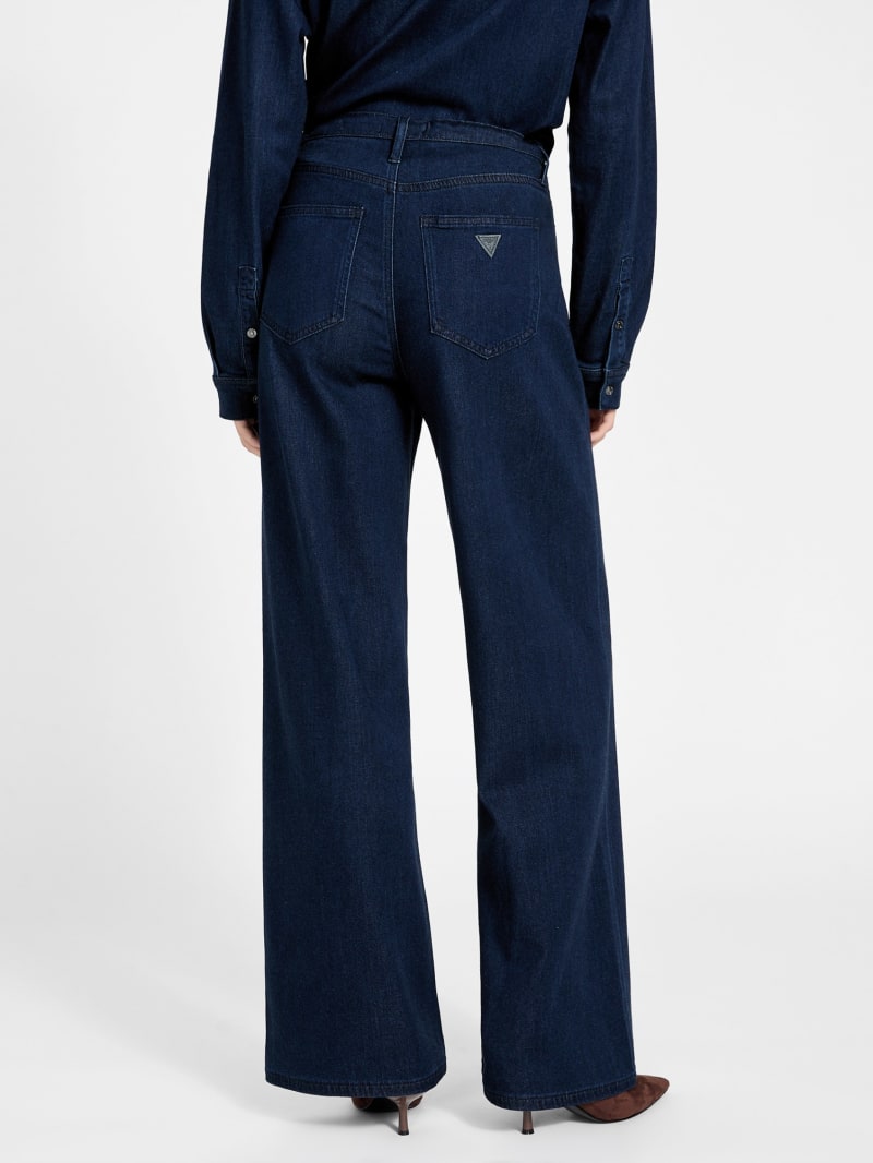 Wide-leg lyocell jeans - thumbnail 4