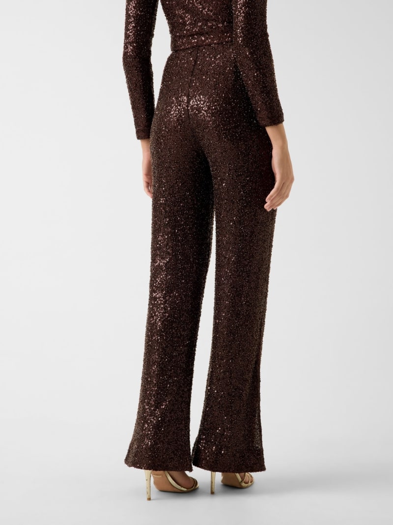 Sequins flare pants