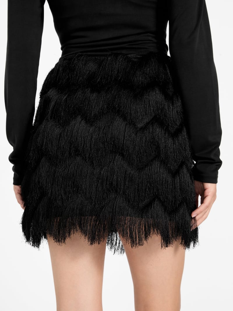 Alyna Fringe Mini Skirt