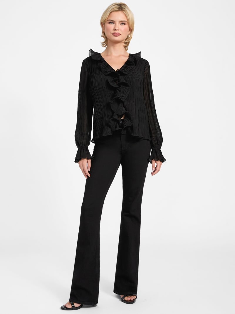 Eco Faye Chiffon Top | GUESS