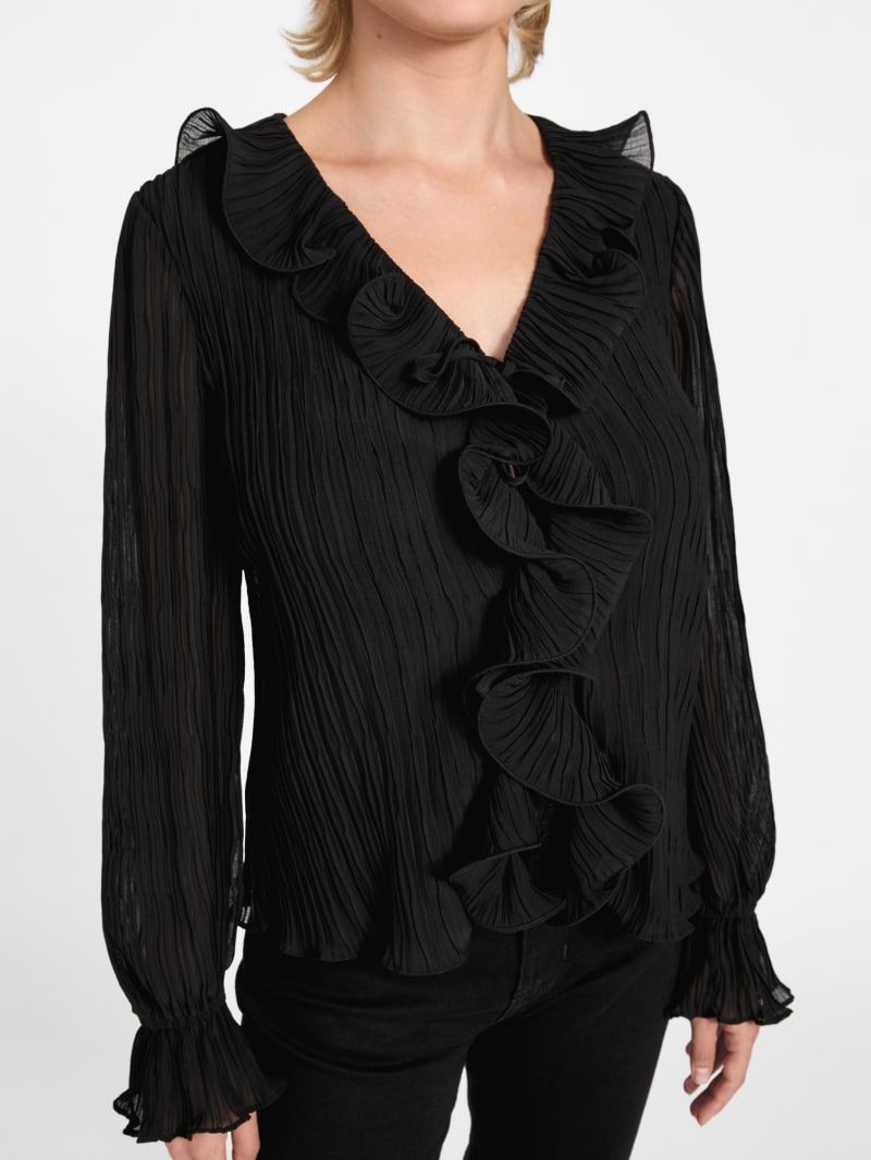 Eco Faye Chiffon Top | GUESS