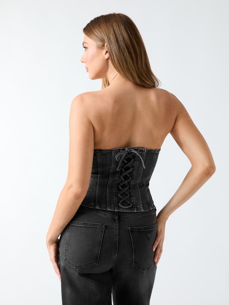 Denim bustier