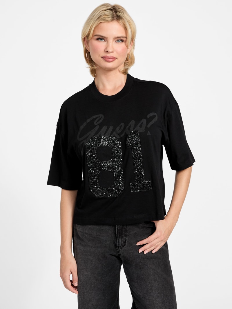Eco Rhinestone 81 Oversized Tee