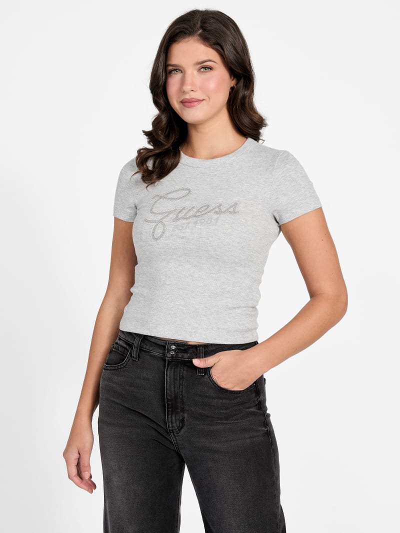 GUESS® Logo Rhinestones t-shirt