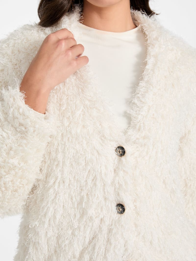 Rose Faux-Fur Jacket