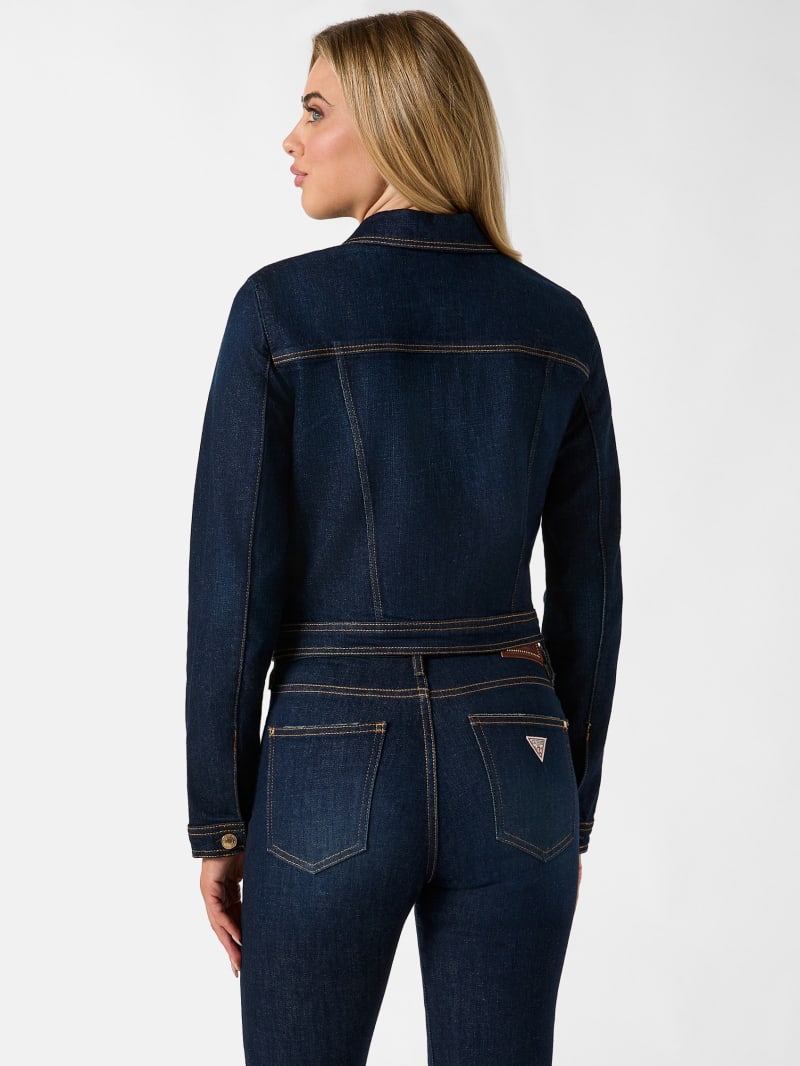 Cropped denim jacket