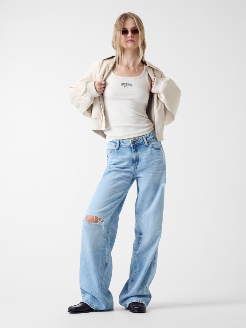 Embroidered Logo Slim Tank