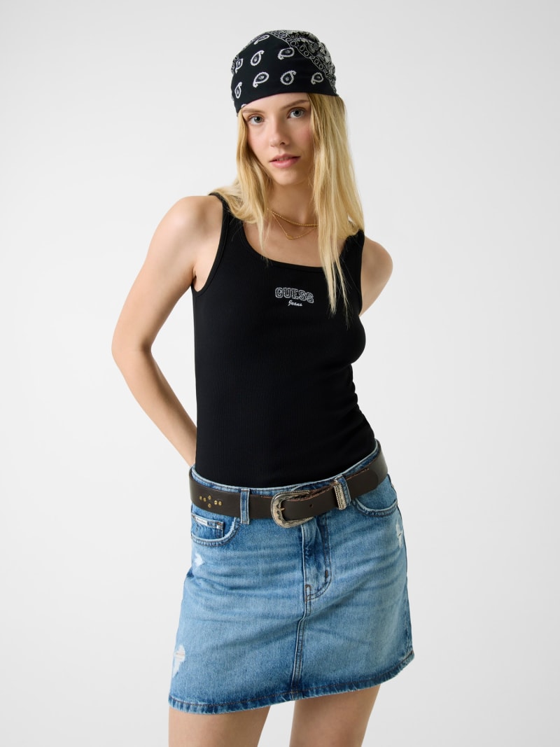 GUESS® Embroidered Logo Slim Tank