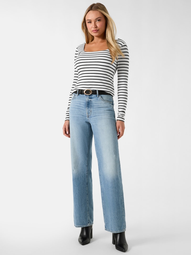 Slim fit striped top