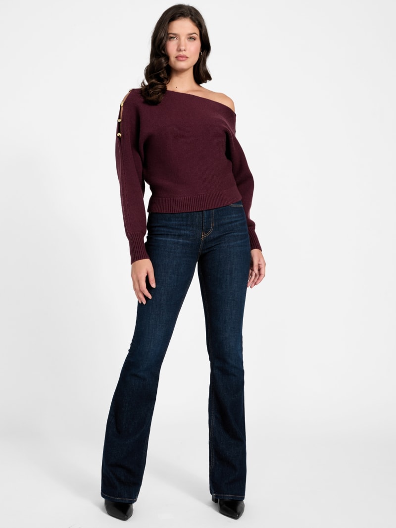 Eco Jamia Beaded Sleeve Sweater - thumbnail 6