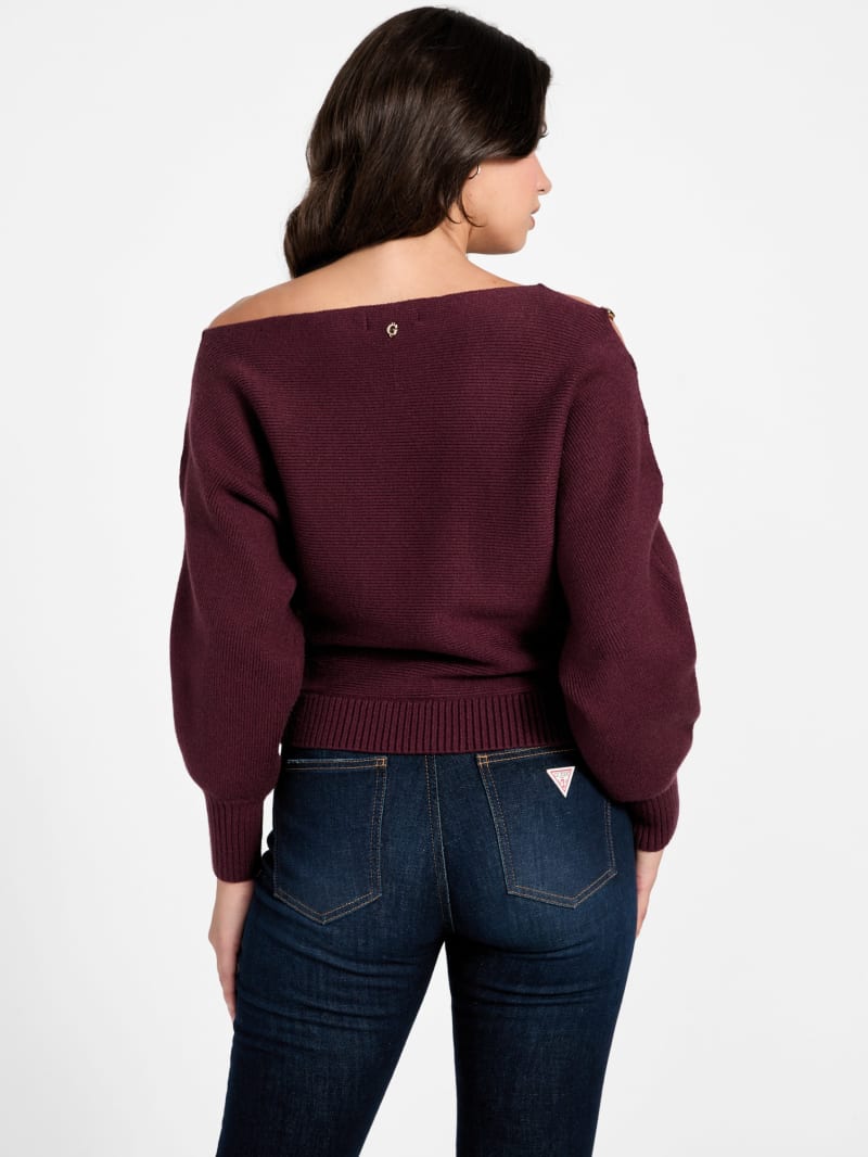 Eco Jamia Beaded Sleeve Sweater - thumbnail 8