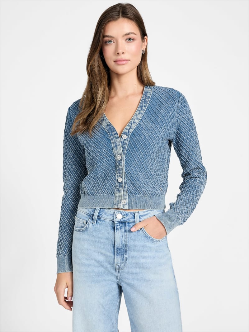 Textured cardigan