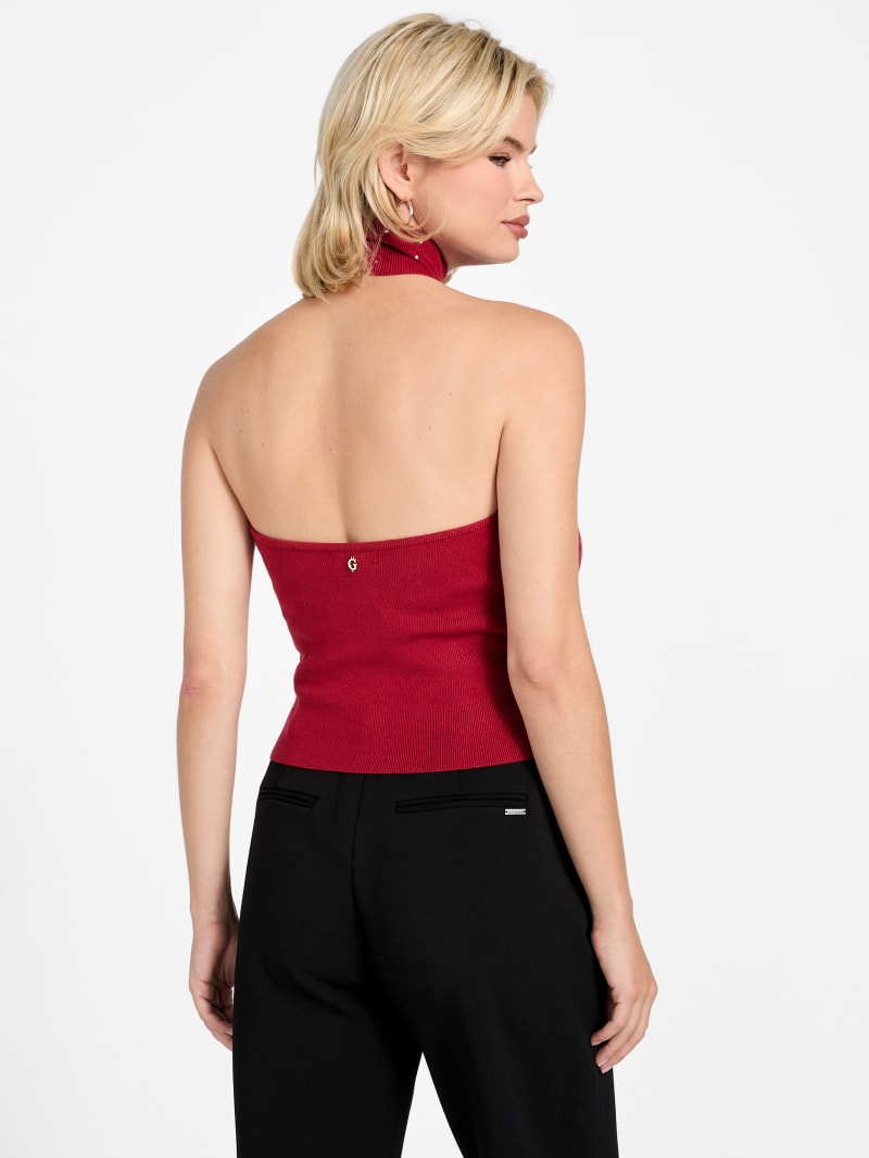 Eco Minara Rhinestone Sweater Top