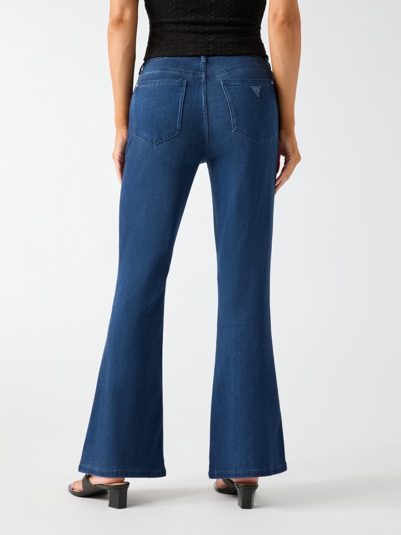 Mid rise flare jeans