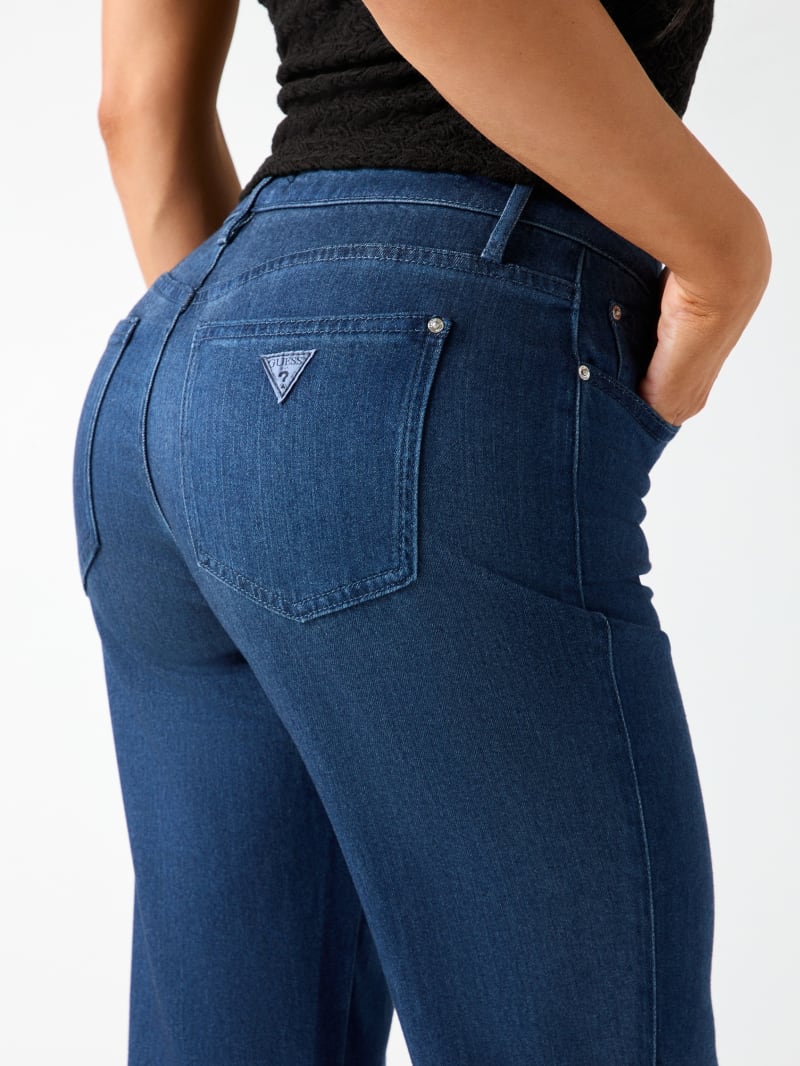 Mid rise flare jeans