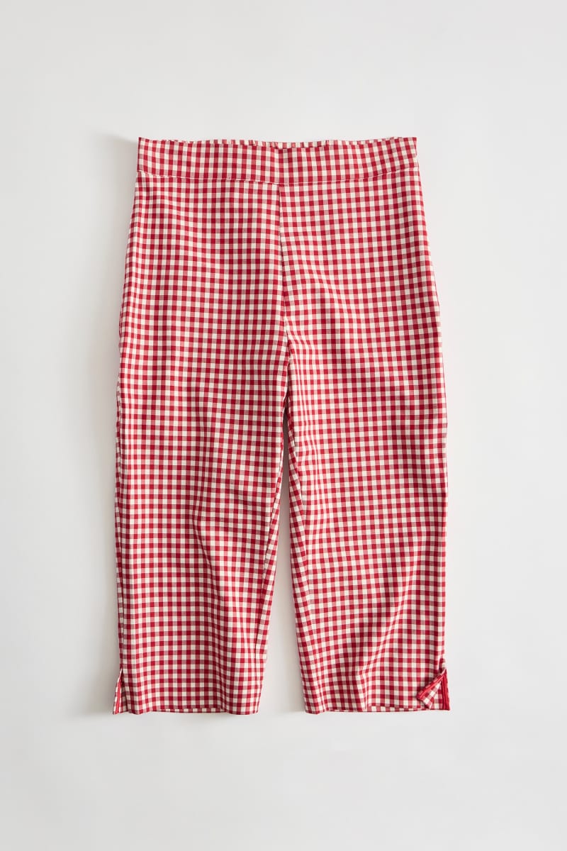 Printed capri pants