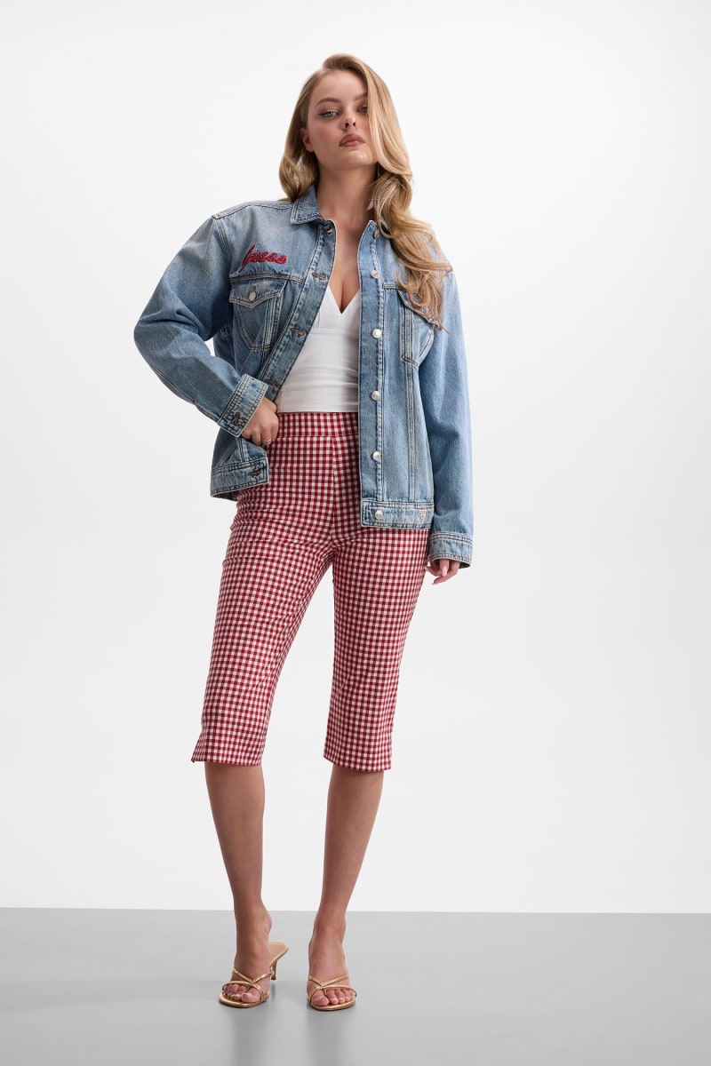Printed capri pants