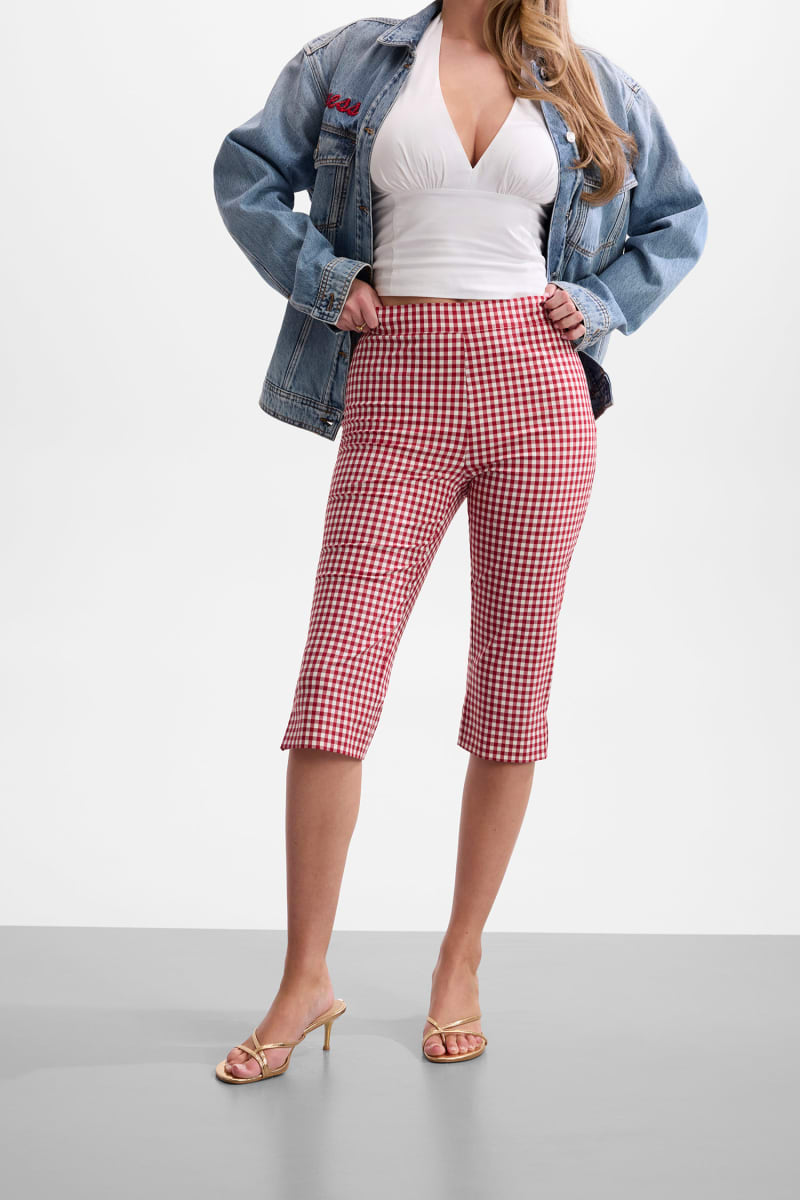 Printed capri pants