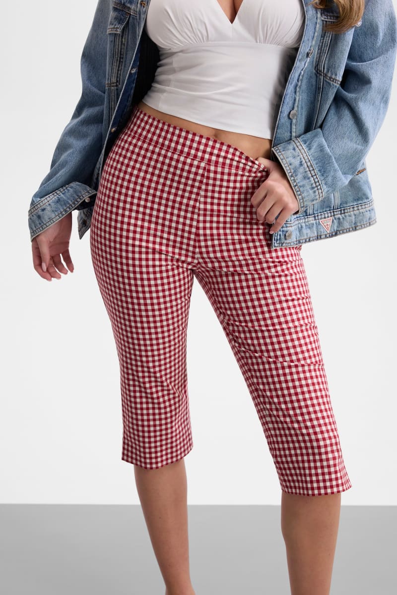 Printed capri pants