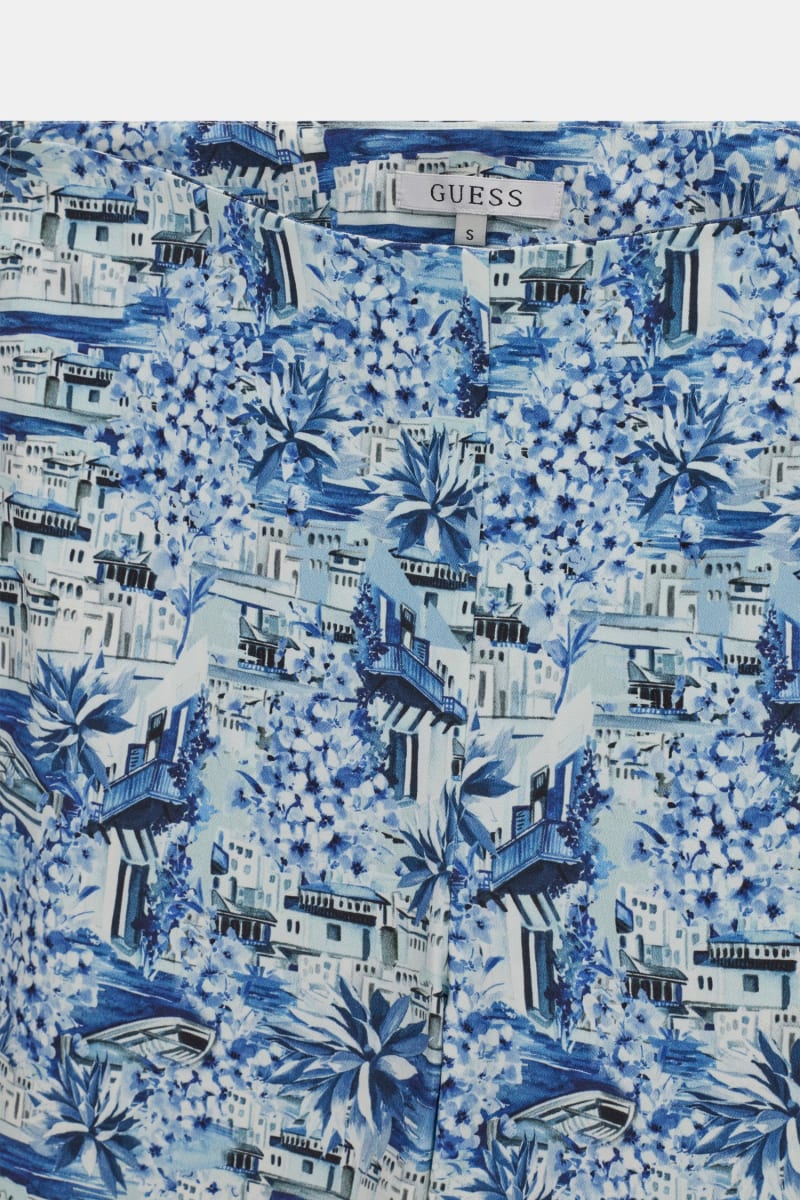 Printed Capri Pants