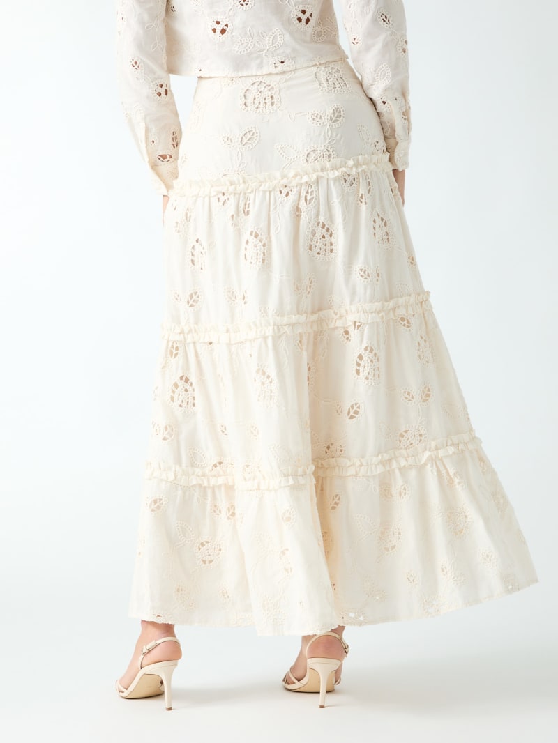 Eyelets maxi skirt - thumbnail 4