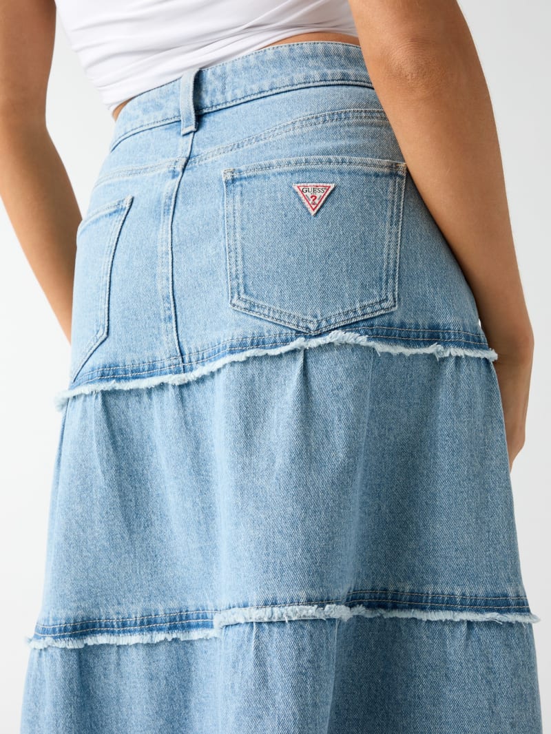 Denim midi skirt - thumbnail 5