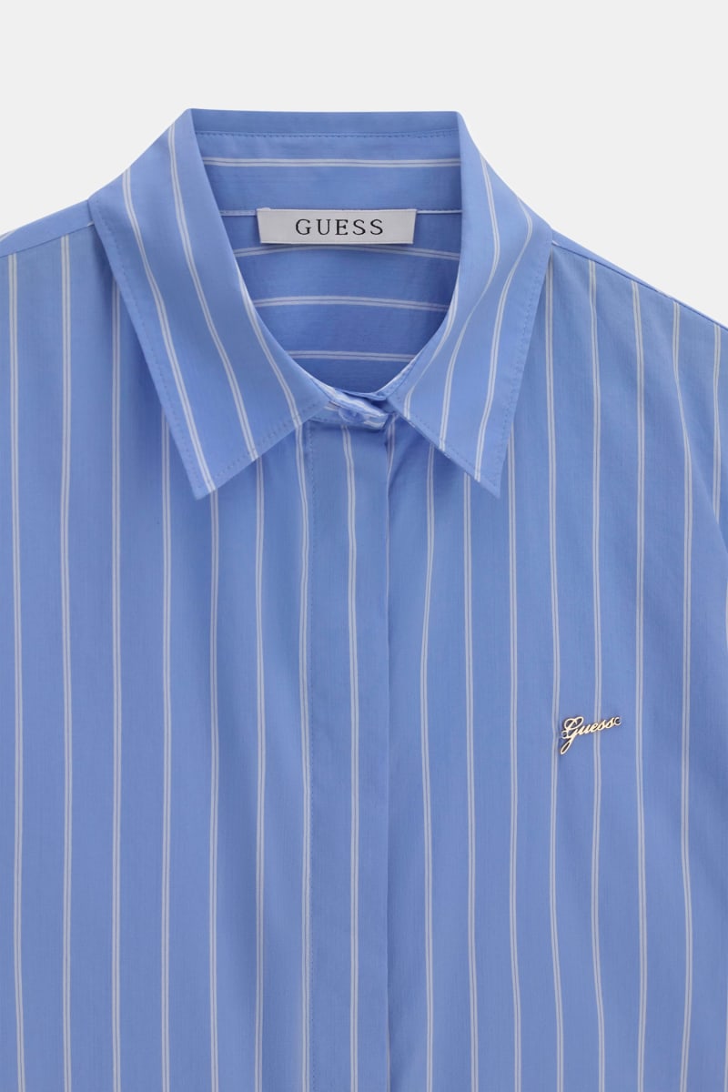 Striped Poplin Shirt - thumbnail 6
